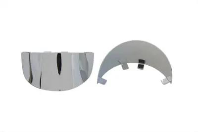 V-Twin Chrome Light Visor for Harley Davidson FL Models (Part #20-0319) by V-Twin