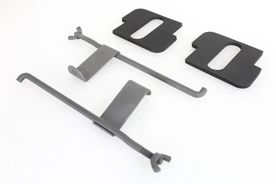 V-Twin Battery Rod Set with Pads for Harley Davidson FL Models (Part #13625) by V-Twin