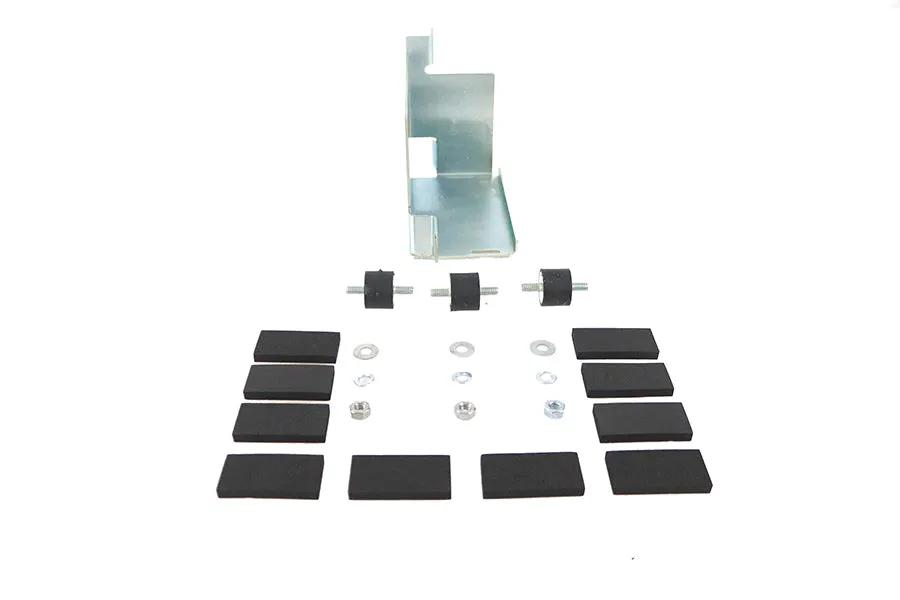 V-Twin Battery Carrier Kit Zinc for Harley Davidson XLCH (1970-1978) by V-Twin
