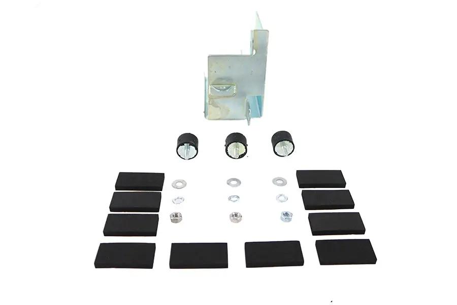 V-Twin Battery Carrier Kit Zinc for Harley Davidson XLCH (1970-1978) by V-Twin