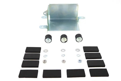 V-Twin Battery Carrier Kit Zinc for Harley Davidson XLCH (1970-1978) by V-Twin