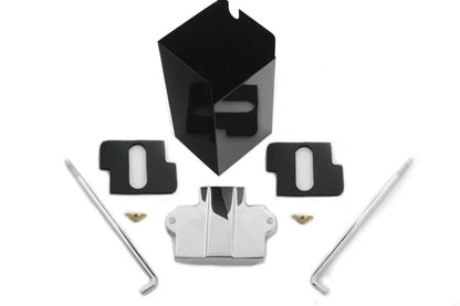 V-Twin Battery Extension Box Kit - 8-3/16 Inch Height for Wrap Around Oil Tanks by V-Twin