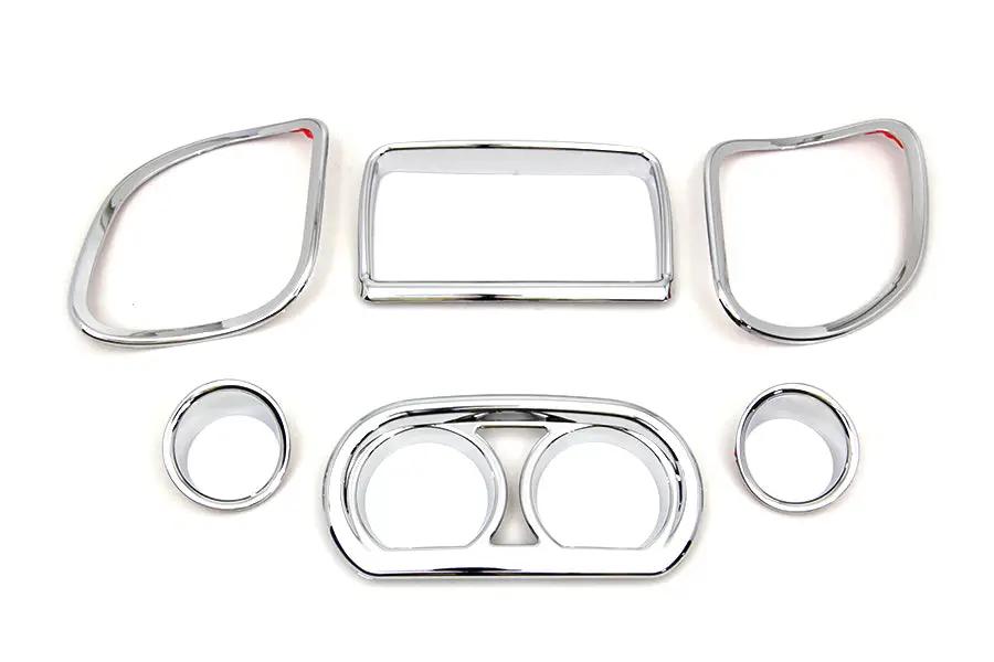American Dresser Inner Fairing Trim Kit Chrome for Harley Davidson FLTR (Part #78161) by American Dresser