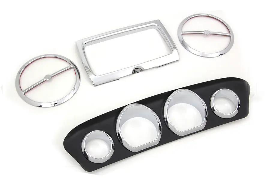 American Dresser Inner Fairing Trim Kit Chrome for Harley Davidson FLHT - Part 78160 by American Dresser