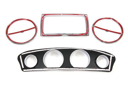 American Dresser Inner Fairing Trim Kit Chrome for Harley Davidson FLHT - Part 78160 by American Dresser