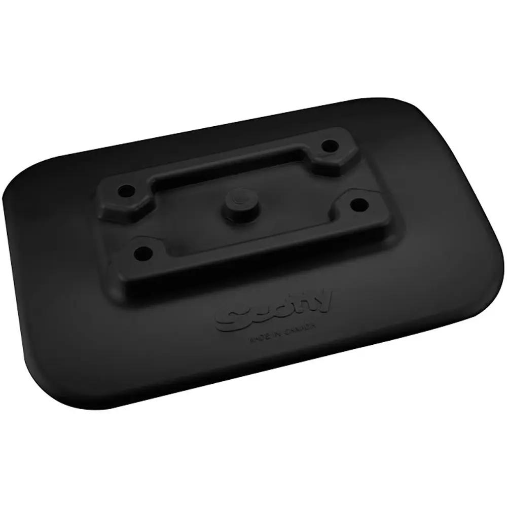 Scotty 341-BK Glue-On Mount Pad for Inflatable Boats - Black by Scotty