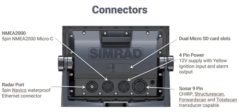 Simrad GO9 XSE 9in Plotter Active Imaging 3in1 C-Map Discover