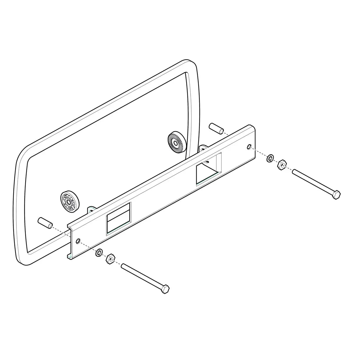 Humminbird IDMK-H7R2 In-Dash Mounting Kit for Helix 7 Models