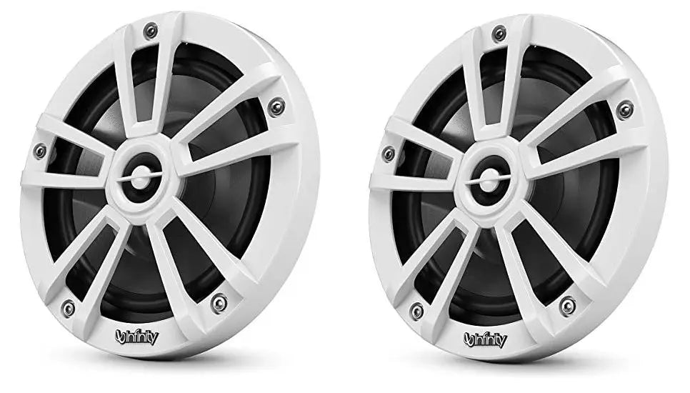 Infinity Audio INF622MWB 6.5-inch White Speaker Pair – High-Performance Car Audio Speakers