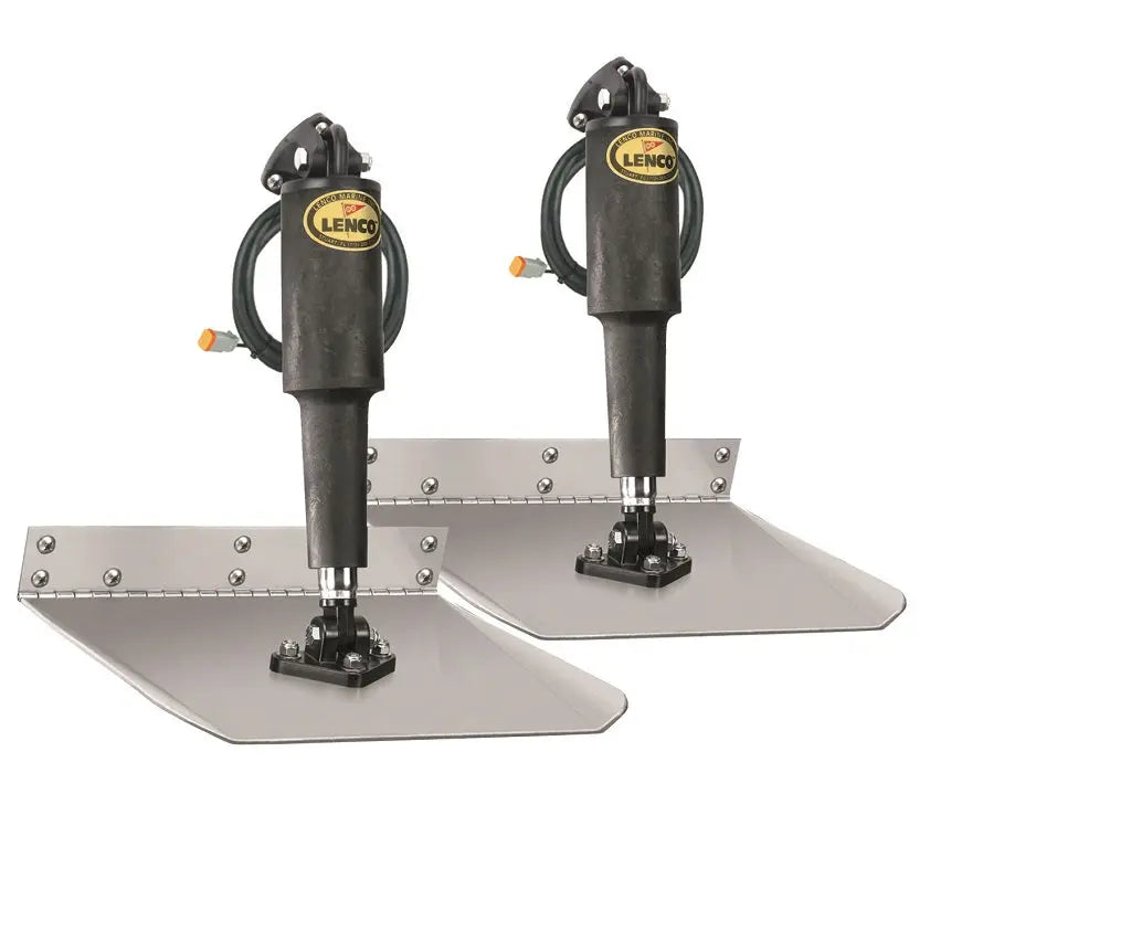 Lenco Marine 12 x 18 Inch Standard Mount Trim Tab Kit Model 15008-101 for 26 to 36 ft Boats