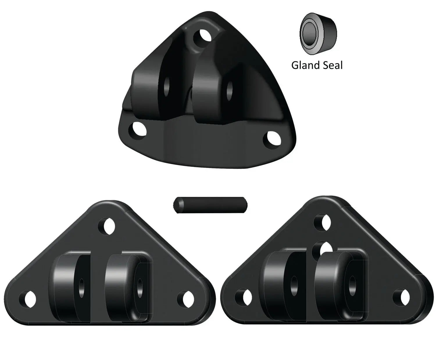 Lenco Marine 15099-001 Mounting Bracket Kit for 1 Actuator