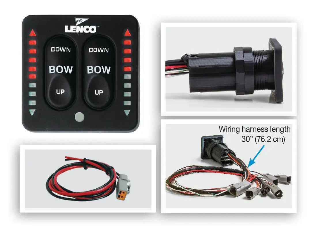 Lenco Switch Led Lenco LED Integrated Indicator Switch for Dual Actuators – Atticus Goods