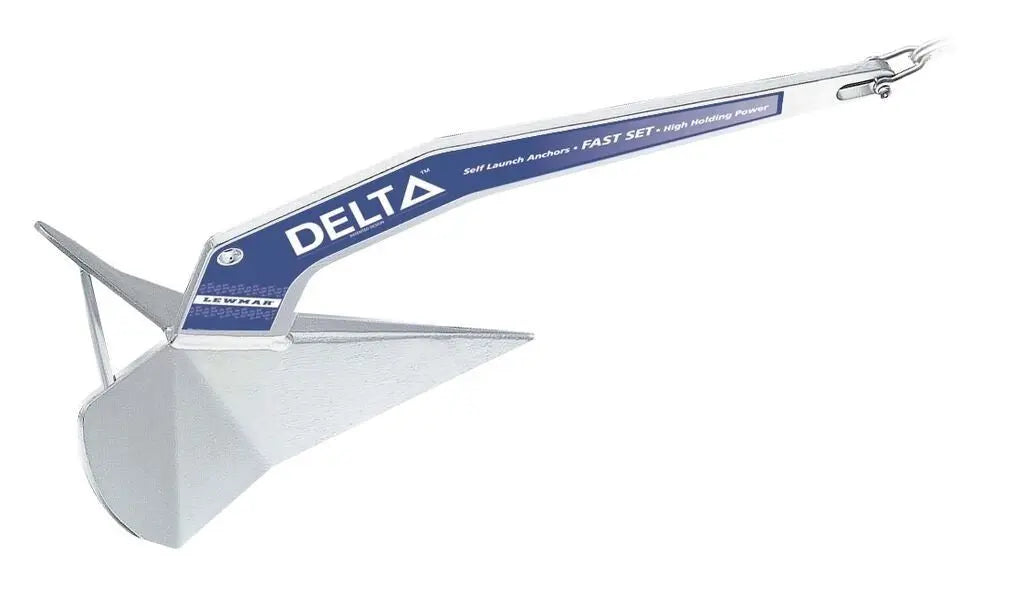 Lewmar 44 lb Delta Anchor with Self-Launching Design and High Holding Power