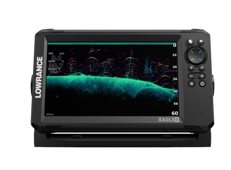 Lowrance Eagle 9 Tripleshot C-Map Discover US and Canada Marine Fish Finder with IPS Screen and Autotuning Sonar
