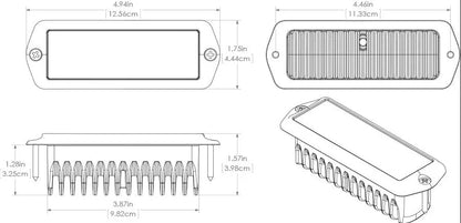 Lumitec CapriLT Floodlight White LED Flush Mount 12/24V - Model 101288