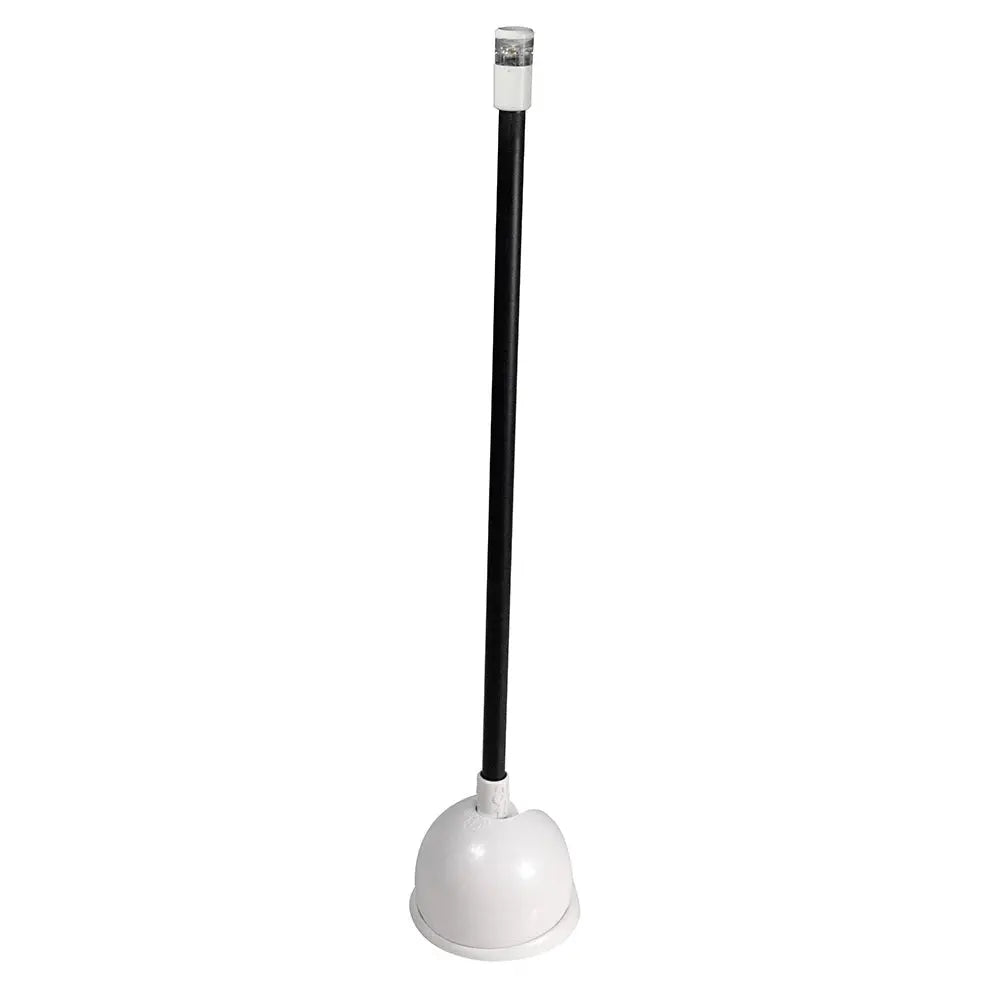 Lumitec Contour 12in Anchor Light, Black Sleeve White Base 12/24vDC