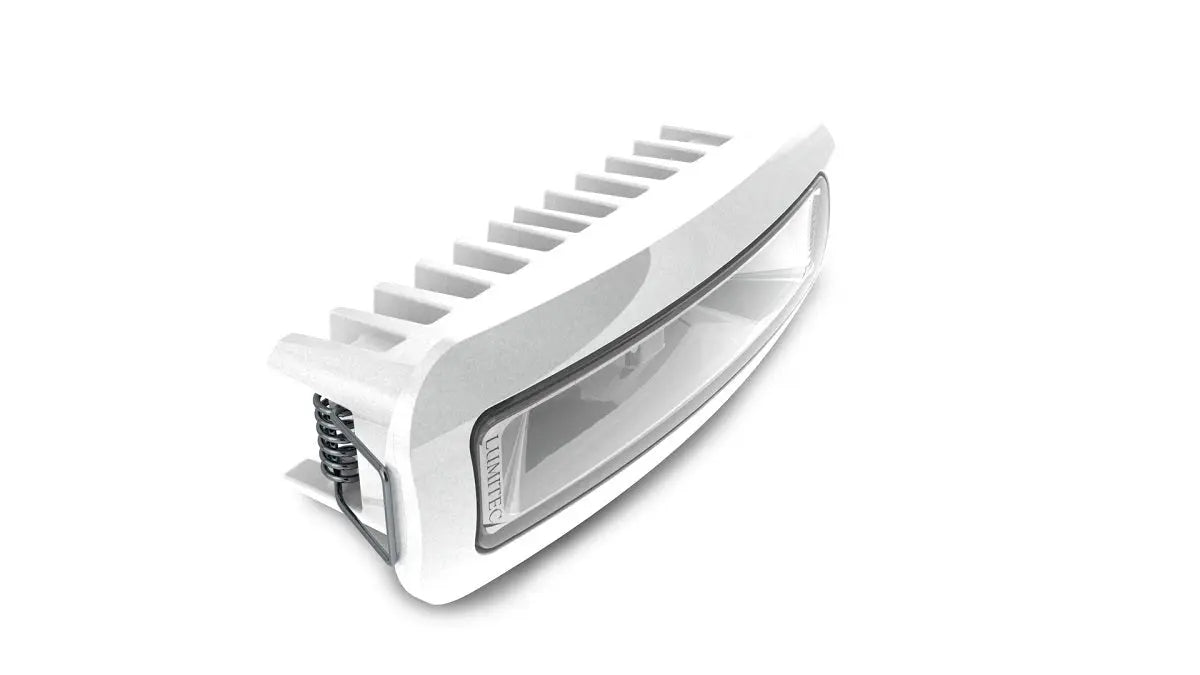 Lumitec Capri3 Flood Light White/Red LEDfts Dimmable Flush Mount White 12/24v