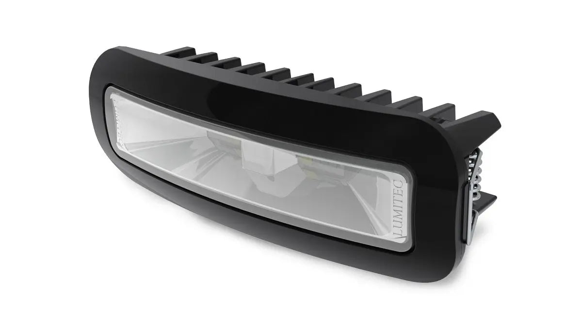 Lumitec Capri3 Flood Light White/Blue LEDfts Dimmable Flush Mount Black 12/24v