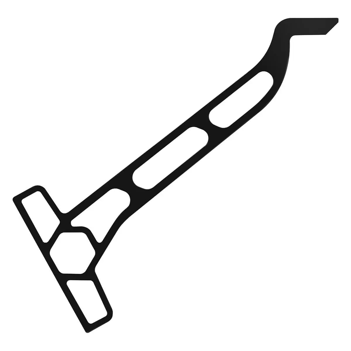 Minn Kota P86 Black Jack Plate Adapter for Raptor Port - 8 Inch Setback, 6 Inch Rise