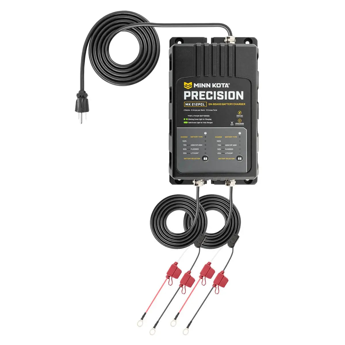 Minn Kota MK212PCL Precision Charger 2 Bank 6 Amps by Minn Kota
