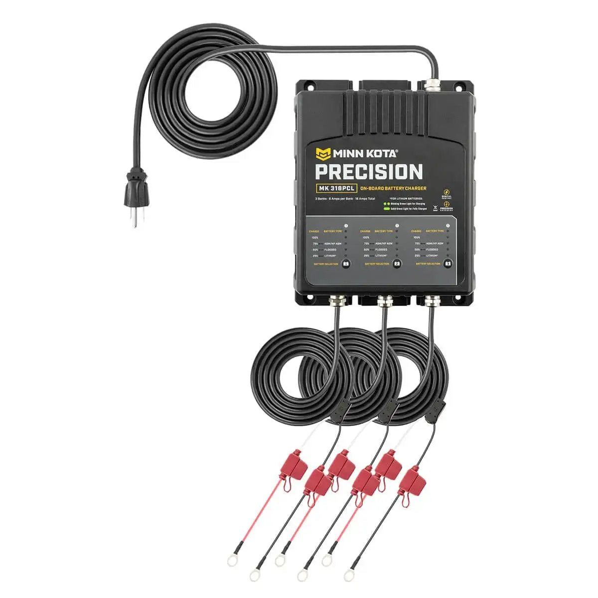 Minn Kota MK318PCL Precision Charger 3 Bank 6 Amps by Minn Kota