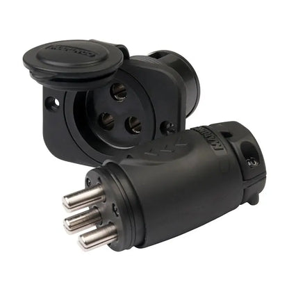 Marinco 12VCPS3 70A Trolling Motor Plug and Receptacle for Marine Use