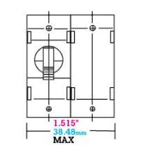Newmar 30 Amp Double Pole Breaker W/ Black Throw