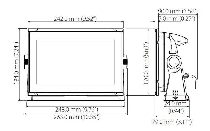 Simrad GO9 XSE 9in Plotter HDI Transducer C-Map Discover microSD