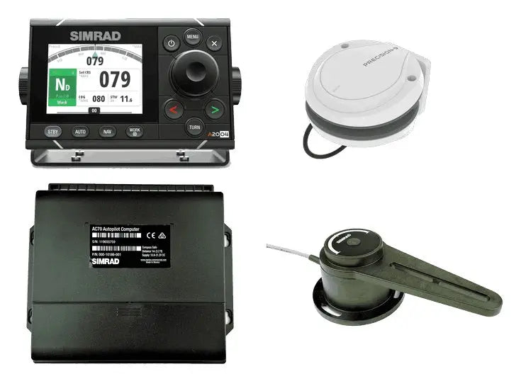 Simrad A2004 Autopilot Compass Pack - Marine Navigation System with Colour Display and Continuum Steering Technology