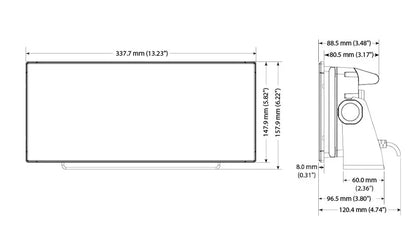 Simrad NSX3012UW  12in MFD with Active Imaging Transducer