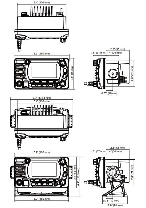 Standard Explorer White 25 Watt VHF NMEA 2000
