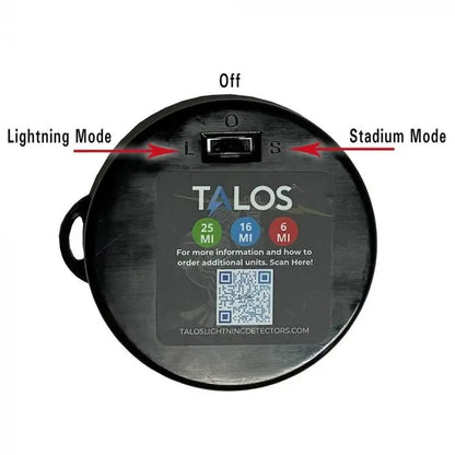 Talos SFD-300-HG Compact Lightning Detector with Stadium Mode and Weather-Grade Technology