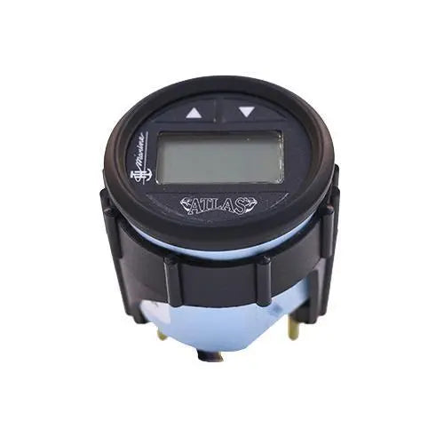 TH Marine Hydraulic Gauge Kit Fits Atlas 6,10,12 & 14in Jack Plates, Black Bezel