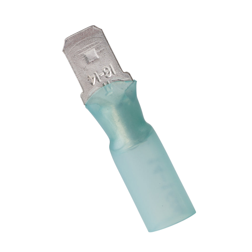 Ancor 16-14 Male Heatshrink Disconnect - 100-Pack for Reliable Wire Connections