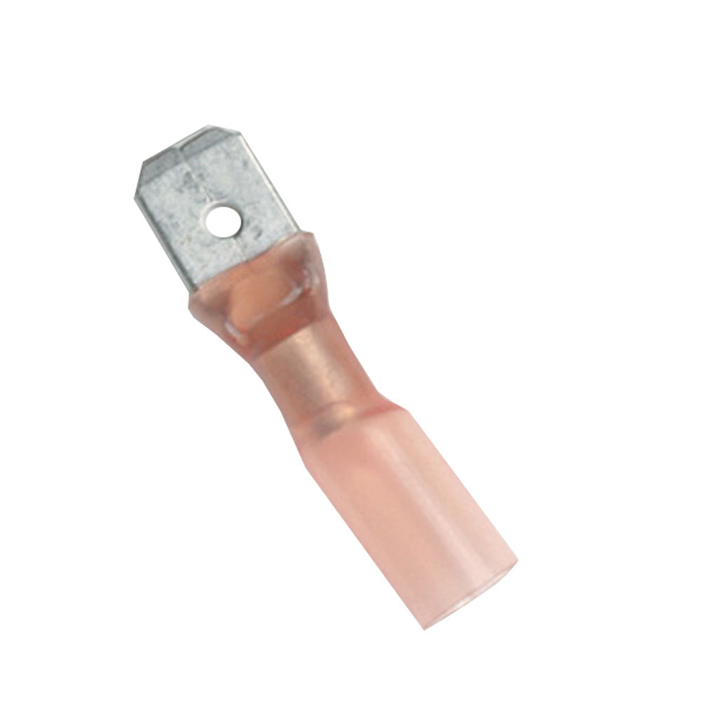 Ancor 22-18 Male Heatshrink Disconnect - 100-Pack for Secure Electrical Connections