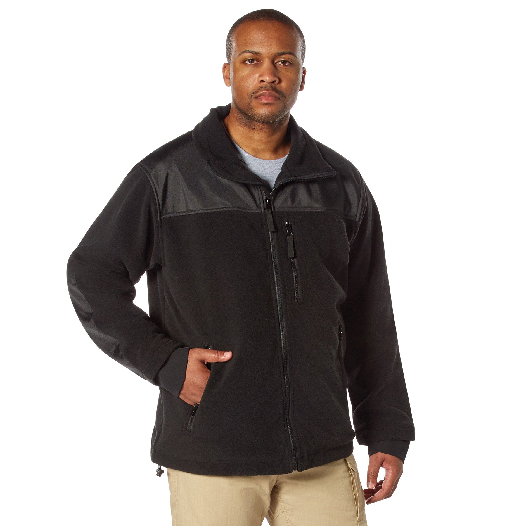 Rothco Concealed Carry Spec Ops Fleece Jacket Black Size 2XL