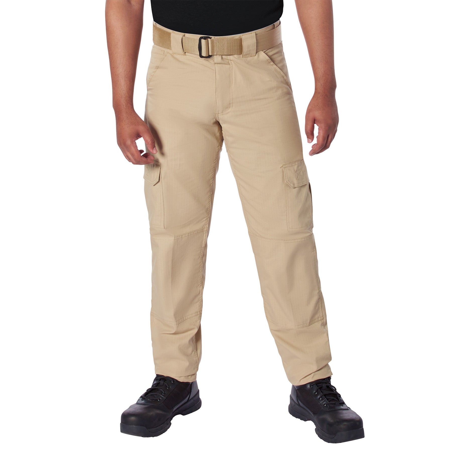Rothco Tactical Deployment Pants Khaki Size 28W x 30L - Durable Rip-Stop Military Cargo Pants with Multiple Pockets