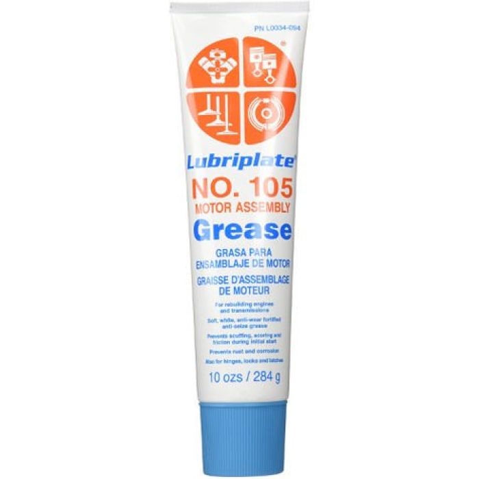 MYSTIK LUBRIPLATE No. 105 Motor Assembly Grease - 10 oz Tube