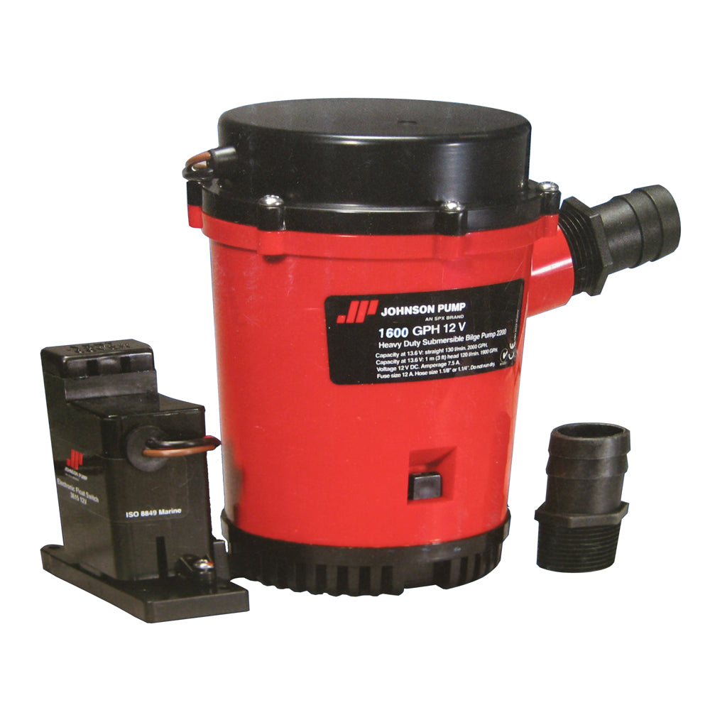 Johnson Pump 1600 GPH Auto Bilge Pump with Magnetic Switch - 12V