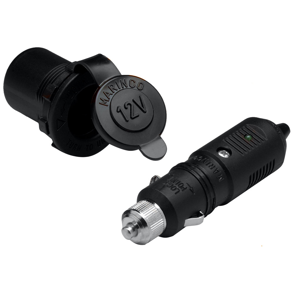 Marinco Sealink 12V Plug & Receptacle - Marine and RV Power Connection