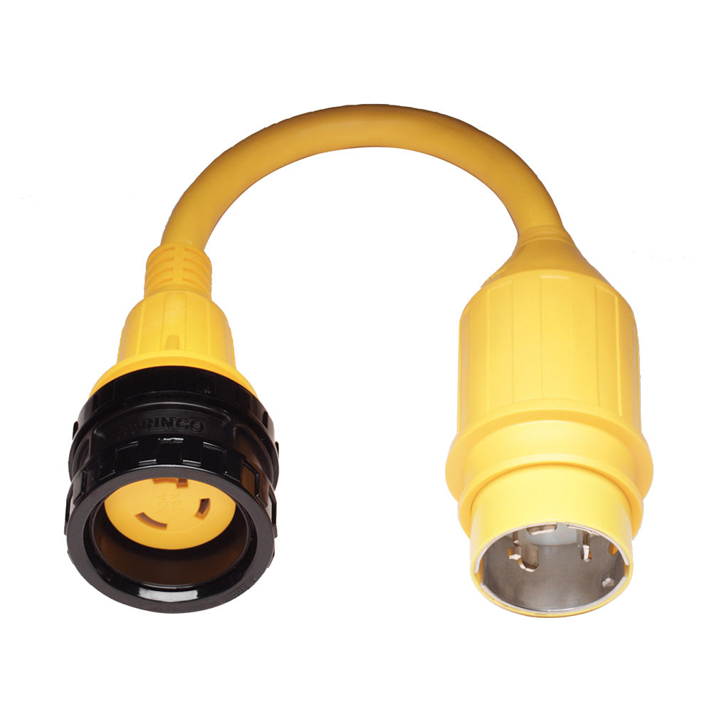 Marinco Pigtail Adapter 30 Amp Locking to 50 Amp Locking - 121A