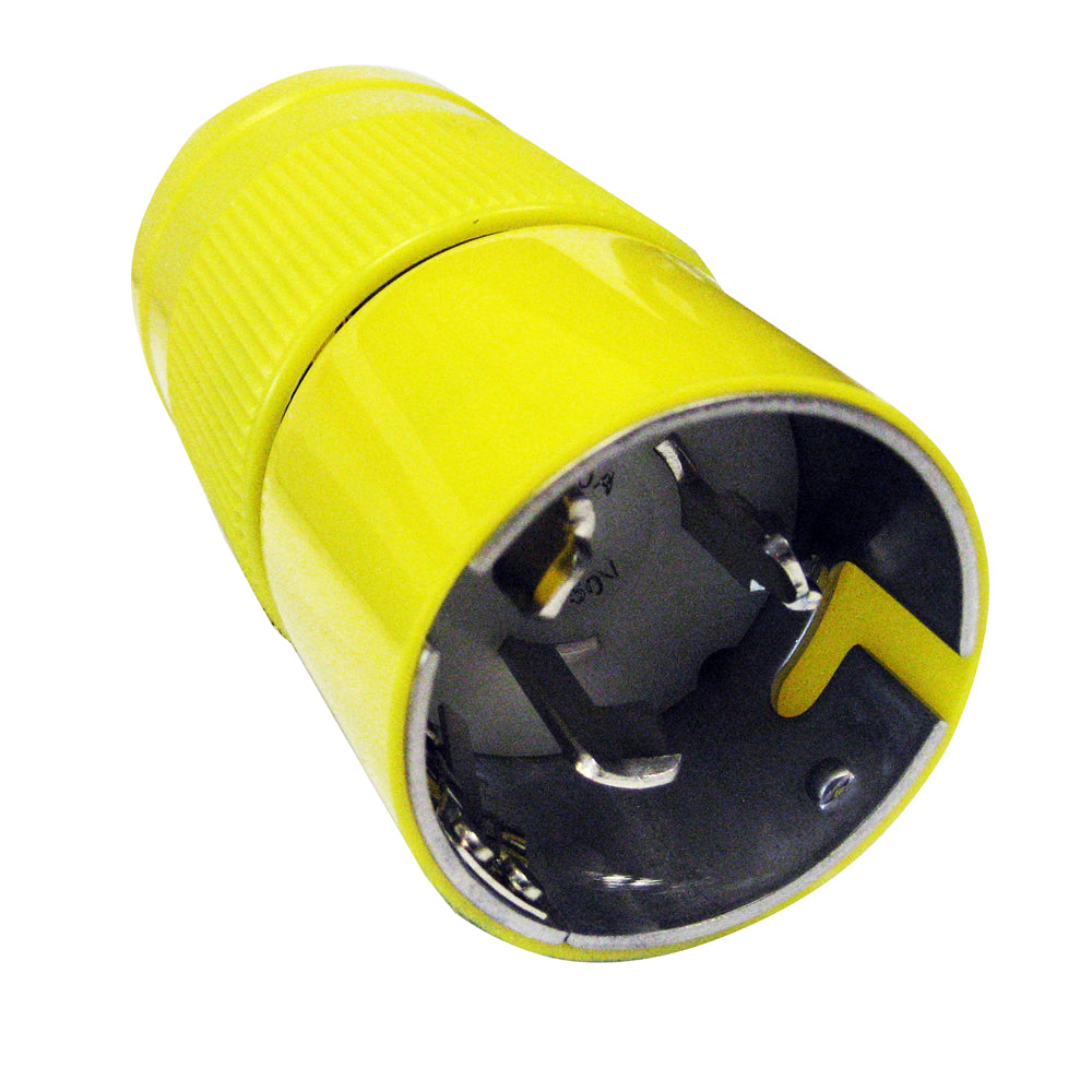 Marinco 6365CRN 50 Amp 125/250 Volt Locking Plug for Heavy-Duty Power Connections