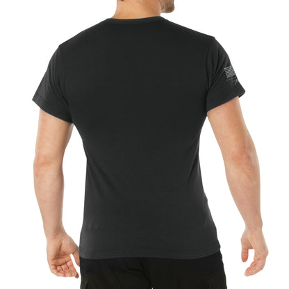 Rothco Freedom Over Fear T-Shirt Black Size XL – Patriotic American Flag and Eagle Graphic Tee