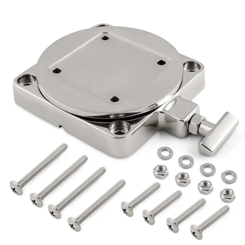 Cannon Low Profile Swivel Base Stanless Steel