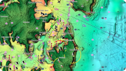 C-Map Reveal X US Lakes South East MicroSD Chart Card by C-Map Part Number M-NA-T-214-R-MS