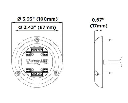 OceanLED Sport S3166S RGBW LED Underwater Light