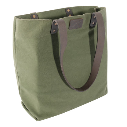 Rothco Camo Canvas Tote Bag - Durable 23L Multipurpose Carryall with Multiple Pockets