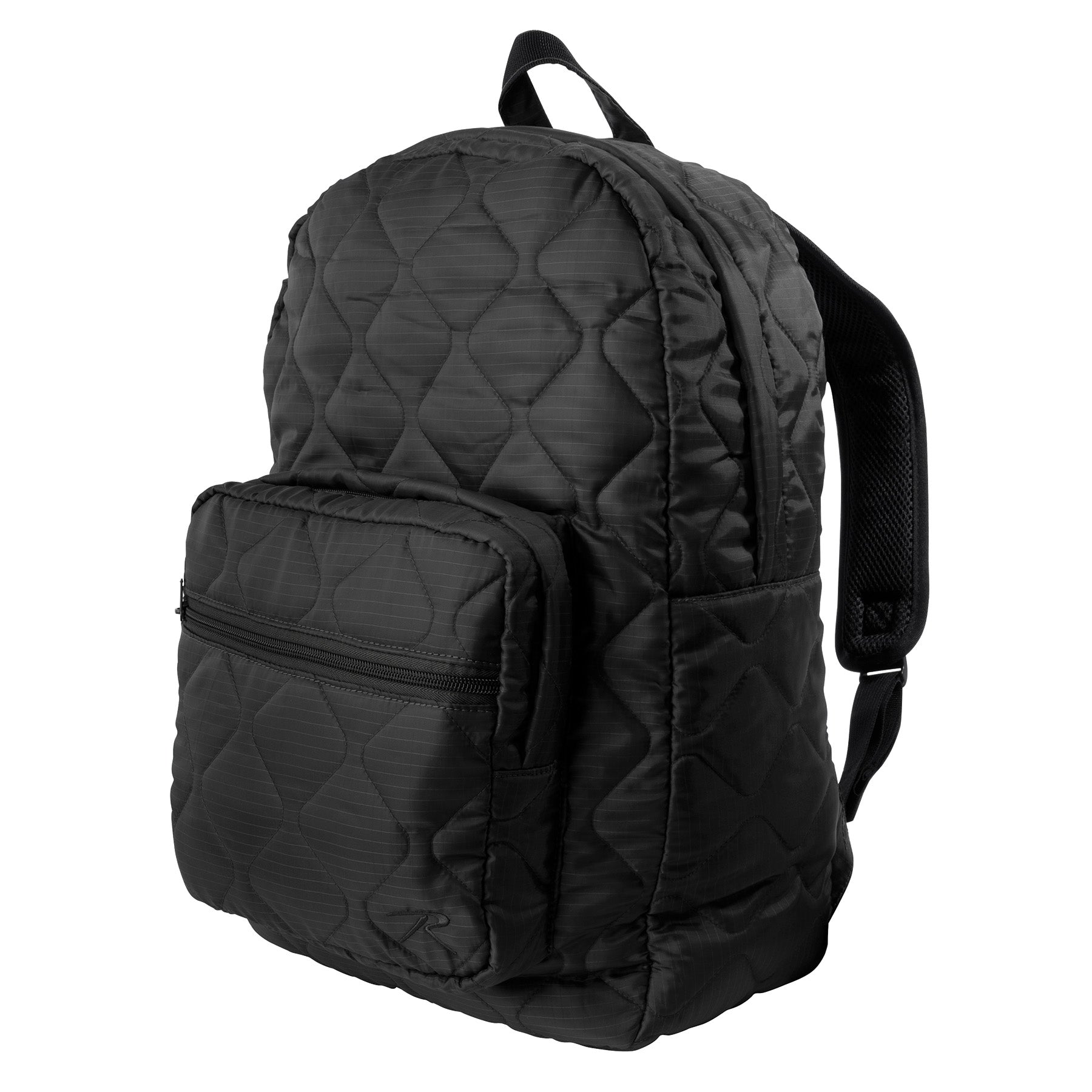 Rothco Lightweight Woobie Backpack Black – Compact Military-Style Daypack with Multiple Organizer Pockets
