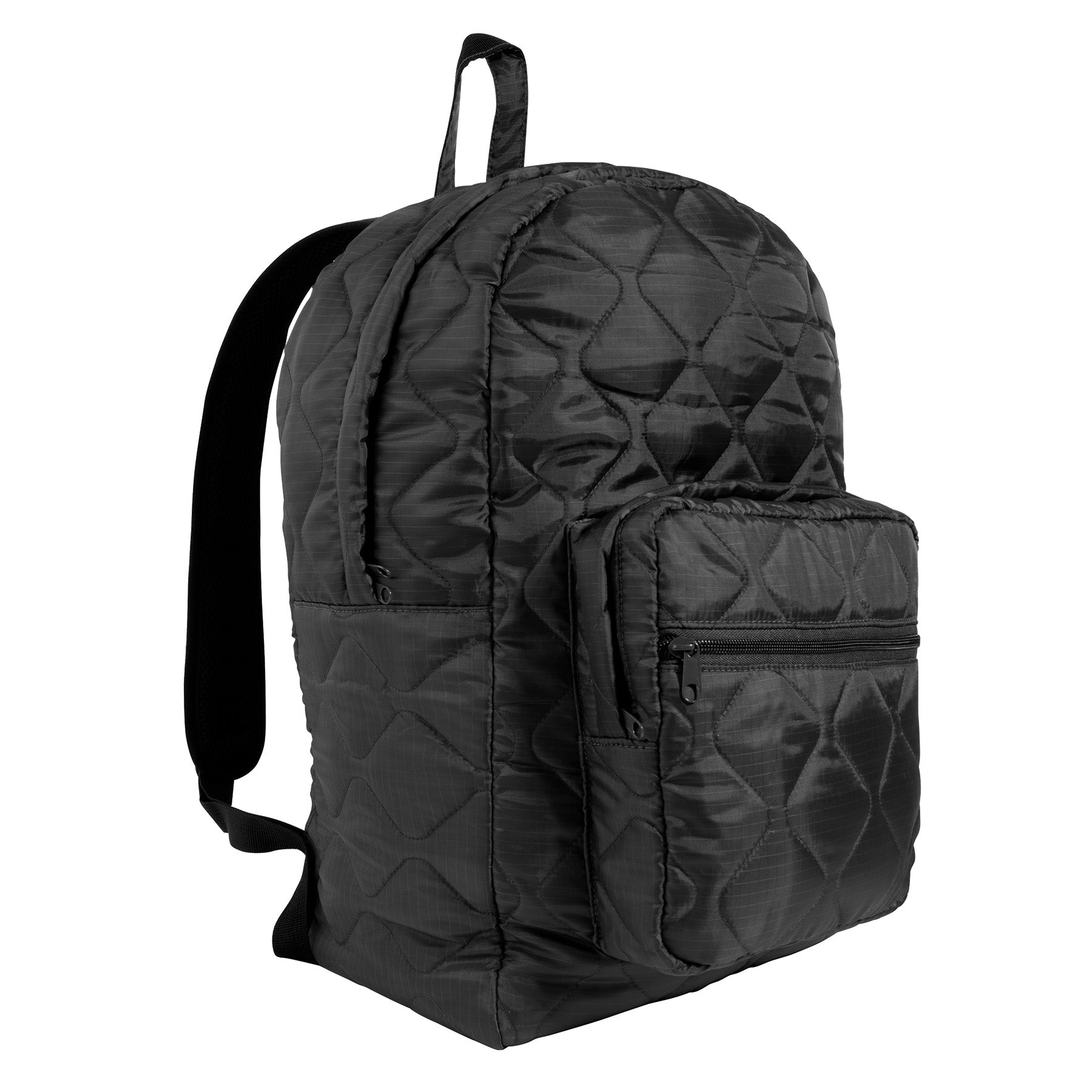 Rothco Lightweight Woobie Backpack Black – Compact Military-Style Daypack with Multiple Organizer Pockets