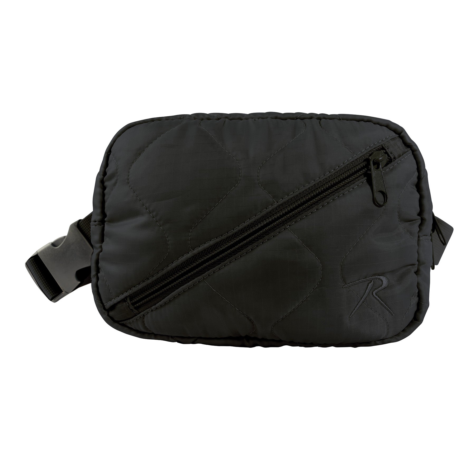 Rothco Lightweight Woobie Crossbody Day Bag Black - Compact Military-Inspired Organizer with 2L Capacity